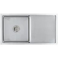 Handmade Kitchen Sink with Strainer, Stainless-steel - Stainless Steel Sink