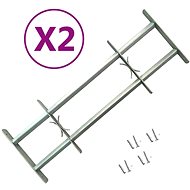 Adjustable security window grilles 2 pcs 1000-1500 mm 3057509 - Security Bars