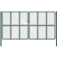 Garden gate steel 400×175 cm green 144418 - Gate