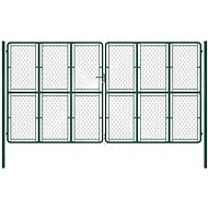 Garden gate steel 400×200 cm green 144419 - Gate
