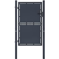 Garden gate steel 100×200 cm anthracite 144522 - Gate