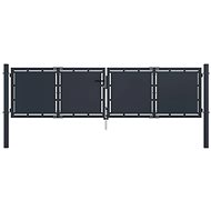Garden gate steel 300×100 cm anthracite 144524 - Gate