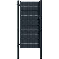 Fence gate steel 100×164 cm anthracite 145235 - Gate
