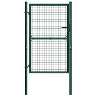 Fence gate steel 100×175 cm green 145735 - Gate