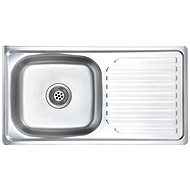 Kitchen Sink with Sieve and Trap, Stainless-steel - Stainless Steel Sink