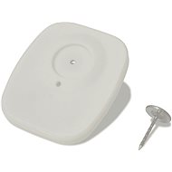2000 pcs RF Fixed Label and Pin Sets 8,2 MHz White 278801 - Labels