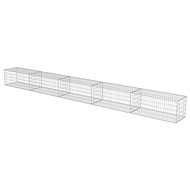 Gabion wall with galvanized steel lids 600×50×50 cm 143581 - Gabion