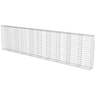 Gabion wall with galvanized steel lids 600×30×150 cm 143585 - Wire Mesh
