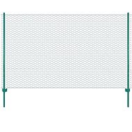 Wire fence with posts steel 25×2 m green 144607 - Wire Mesh