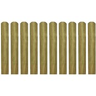 30 pcs impregnated wood fences 60 cm 276465 - Wire Mesh