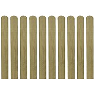 30 pcs impregnated wood fence posts 80 cm 276467 - Wire Mesh