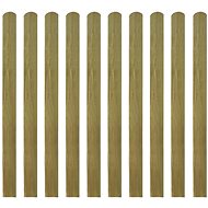 30 pcs impregnated wood fences 120 cm 276471 - Wire Mesh