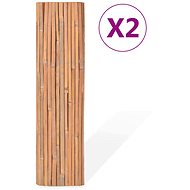 Bamboo fences 2 pcs 100×400 cm 3057515 - Wire Mesh