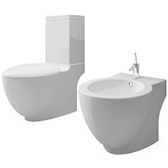 Ceramic toilet and bidet white 270566 - Toilet Combi