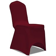 Stretch chair covers, 100 pcs, burgundy 274767 - Chair Cover