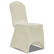Stretch chair covers, 100 pcs, cream 274768 - Chair Cover
