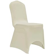 Stretch chair covers cream 12 pcs 279092 - Chair Cover