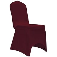 Chair covers stretch burgundy 12 pcs 279093 - Chair Cover