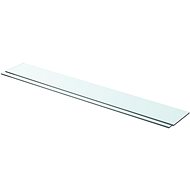 Shelf plates 2 pcs glass clear 90×12 cm 3051577 - Shelf Board