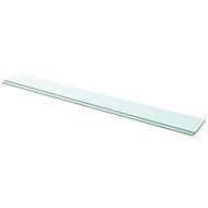 Shelf plates 2 pcs glass clear 110×12 cm 3051587 - Shelf Board