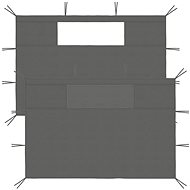 Side walls for party tent with windows 2 pcs anthracite 3070427 - Tent Wall