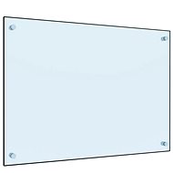 Kitchen panel white 70×50 cm tempered glass - Kitchen Backsplash