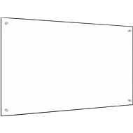 Kitchen panel transparent 100×60 cm tempered glass - Kitchen Backsplash