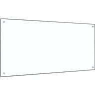 Kitchen panel transparent 120×60 cm tempered glass - Kitchen Backsplash