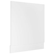 Dishwasher panel white 59,5×3×67 cm chipboard 802562 - Dishwasher Panel