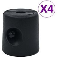 Weights for party tent 4 pcs PE black 47689 - Weight