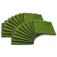 Tiles with artificial grass 20 pcs 30×30 cm green - WPC Tiles