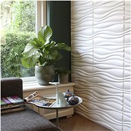 WallArt 24 pcs 3D Wall Panels GA-WA04 Waves 276196 - Lining Panel