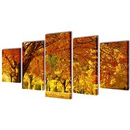 Set of paintings, print on canvas, maple, 200×100 cm 241577 - Painting