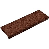Carpet stair treads 15 pcs 65 × 25 cm brown - Stair Treads