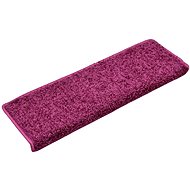 Carpet stair treads 15 pcs 65 × 25 cm purple - Stair Treads