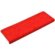 Carpet stair treads 15 pcs 65 × 25 cm red - Stair Treads