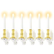 Solar candles 6 pcs LED lights warm white - Garden Lighting