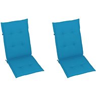 Cushions for garden chairs 2 pcs, blue, 120x50x3 cm - Cushion