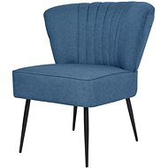 SHUMEE koktejlová, modrá, textil - Konferenční křeslo