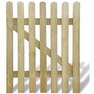Garden gate wood 100 × 120 cm - Fence Gate