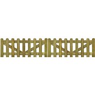 Fence gate slatted 2-leaf impregnated wood 300 × 60 cm - Fence Gate