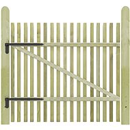 Slatted garden gate impregnated pine 100 × 100 cm - Fence Gate