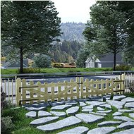Garden 2-leaf gate impregnated pine 150 × 60 cm - Fence Gate
