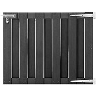 Garden gate WPC 100 × 80 cm grey - Fence Gate
