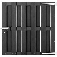 Garden gate WPC 100 × 100 cm grey - Fence Gate