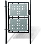 Čierna jednokrídlová plotová bránka 100 × 200 cm - Bránka k plotu