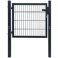 2D fence gate (single leaf), anthracite grey, 106 × 130 cm - Fence Gate