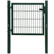 2D fence gate (single leaf), green, 106 × 130 cm - Fence Gate