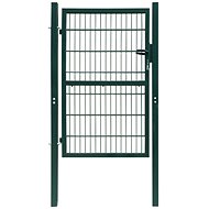 2D fence gate (single leaf), green 106 × 170 cm - Fence Gate