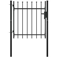 Garden gate with spikes 100 × 75 cm - Fence Gate